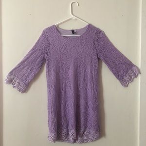 Purple Lace H&M Dress Size 8